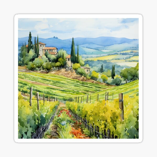 Item preview, Vibrant Vineyard: Green Serenity designed and sold by LittleLuvies.