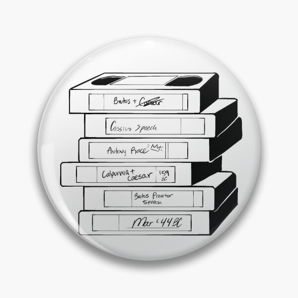 Aperçu de l'œuvre Cassettes VHS de Jules César créée et vendue par ShakespeareOTL.