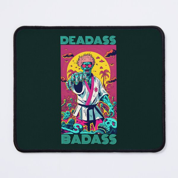 Item preview, Badass karate zombie designed and sold by SidTastic .