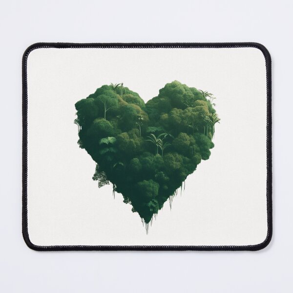 Item preview, Pacifica Verde: A Vanguardista Jungle Heart designed and sold by Doddlaix.