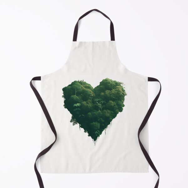 Item preview, Pacifica Verde: A Vanguardista Jungle Heart designed and sold by Doddlaix.