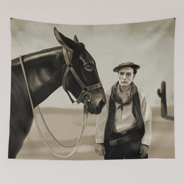 Item preview, Buster Keaton Painting designed and sold by AK-Hevonen.