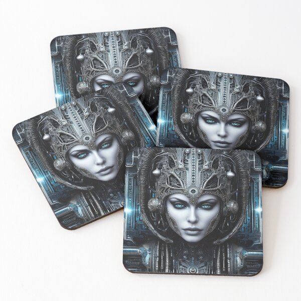 Item preview, Alien Cyborg Goddess  - Dark Fantasy Dreams 12 designed and sold by Benito Del Ray.