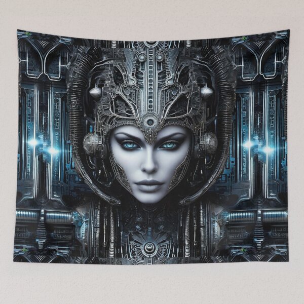 Item preview, Alien Cyborg Goddess  - Dark Fantasy Dreams 12 designed and sold by Benito Del Ray.