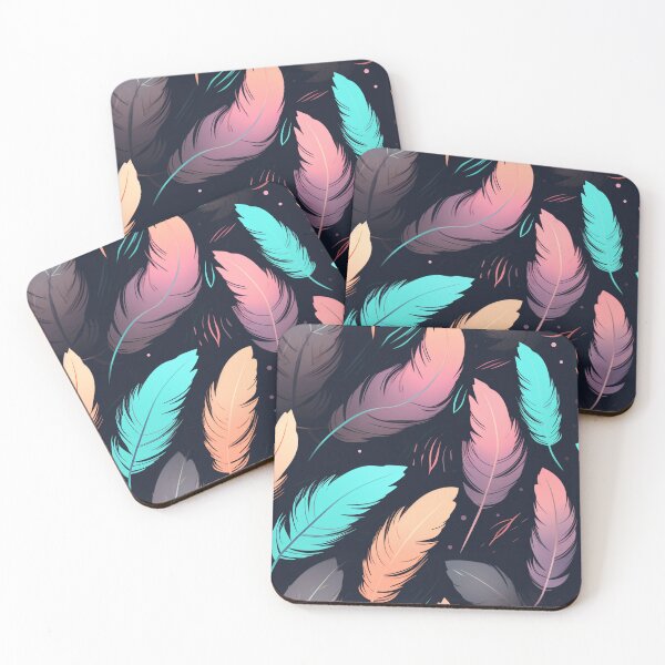 Item preview, Feather Pattern designed and sold by SideSignal.