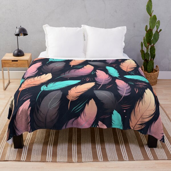 Item preview, Feather Pattern designed and sold by SideSignal.