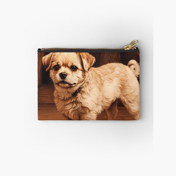 Item preview, Pugapoo: The Playful Magic of Wood (Pyro Pets Art - 121) designed and sold by pyropetsart.