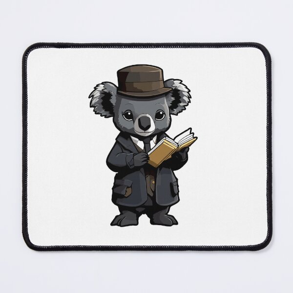Item preview, Adorable Koala Bear Detective Reading Book designed and sold by MonkaDesigns.