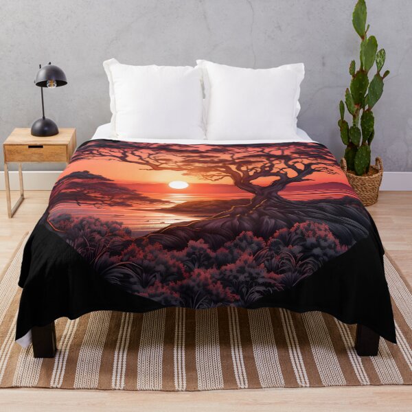 Item preview, Romantic sunset heart designed and sold by AI-Only Creations.
