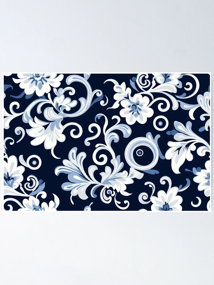 Thumbnail 1 of 3, Poster, Filigree Pattern designed and sold by SideSignal.