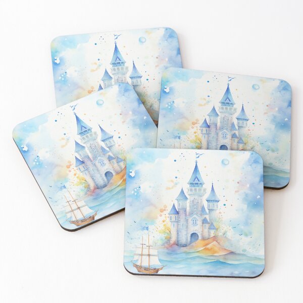Item preview, Seaside Castle Dreams: Colorful Splendor designed and sold by LittleLuvies.