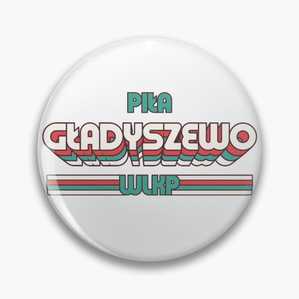 Item preview, Piła Gładyszewo Wlkp. | Miasto Piła Retro Styl 3D Logo designed and sold by PILANTROP.