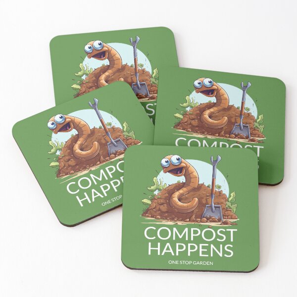 Item preview, Compost happens - Community gardening - Backyard gardening - Master gardener - Grow more - Garden gangster designed and sold by JansenGS.