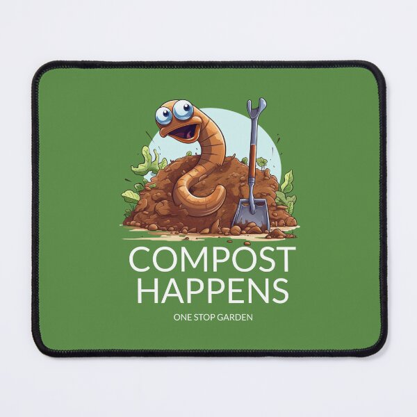 Item preview, Compost happens - Community gardening - Backyard gardening - Master gardener - Grow more - Garden gangster designed and sold by JansenGS.