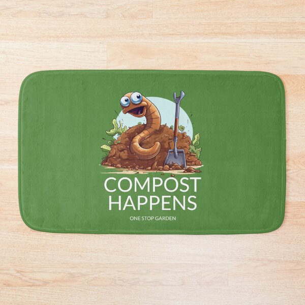 Item preview, Compost happens - Community gardening - Backyard gardening - Master gardener - Grow more - Garden gangster designed and sold by JansenGS.