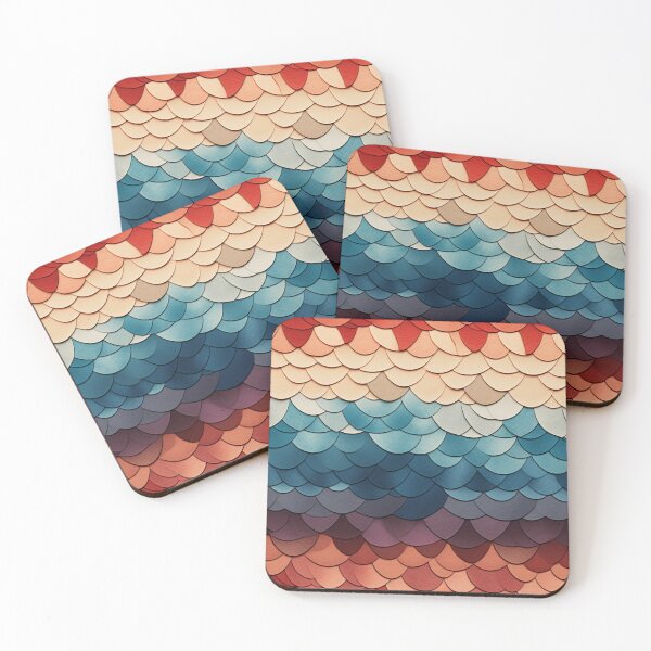 Item preview, Fishscales Pattern designed and sold by SideSignal.