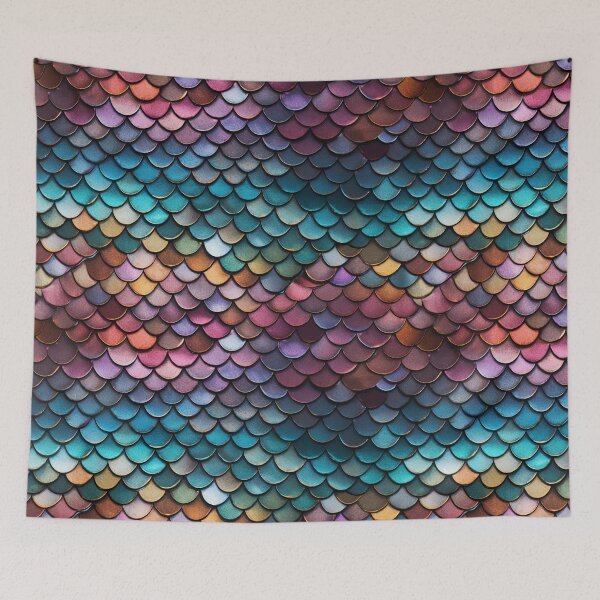 Item preview, Fishscales Pattern designed and sold by SideSignal.