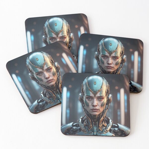 Item preview, Portrait of the Synthetic Muse designed and sold by AICreativeArts.