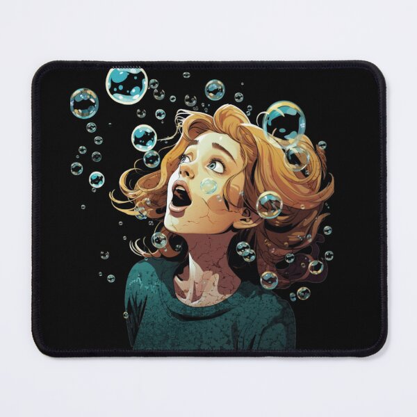 Item preview, GIRL BREATHING OUT BUBBLES - BREATHE ME IN designed and sold by justyna-s28.