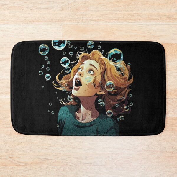 Item preview, GIRL BREATHING OUT BUBBLES - BREATHE ME IN designed and sold by justyna-s28.