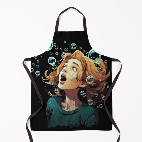 Item preview, GIRL BREATHING OUT BUBBLES - BREATHE ME IN designed and sold by justyna-s28.