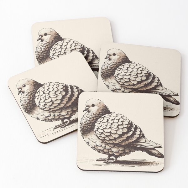 Item preview, Majestic Pigeon in Graceful Repose designed and sold by PictorialWhimsy.