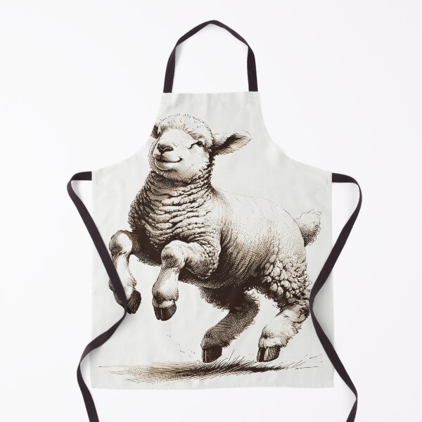 Item preview, Playful Lamb Leaping into Joy designed and sold by PictorialWhimsy.