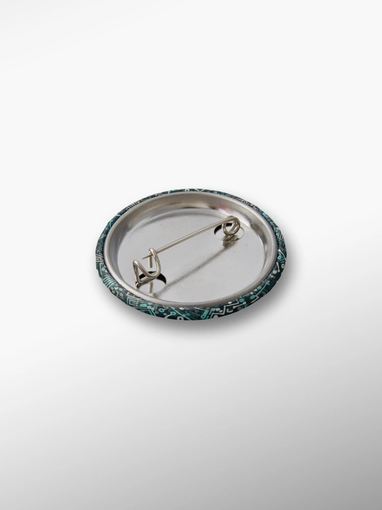 Thumbnail 2 of 3, Pin, Digital Code Abstract Pattern designed and sold by SideSignal.