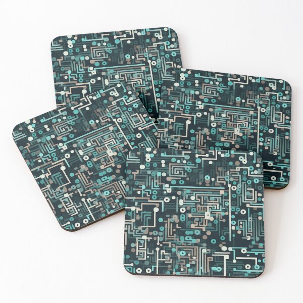Item preview, Digital Code Abstract Pattern designed and sold by SideSignal.