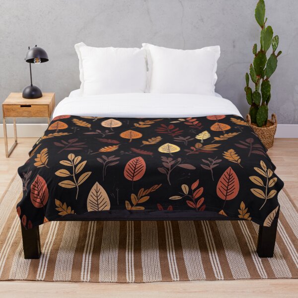 Aperçu de l'œuvre Motif de feuilles, couleurs d'automne modèle 2D créée et vendue par purelypatterns.
