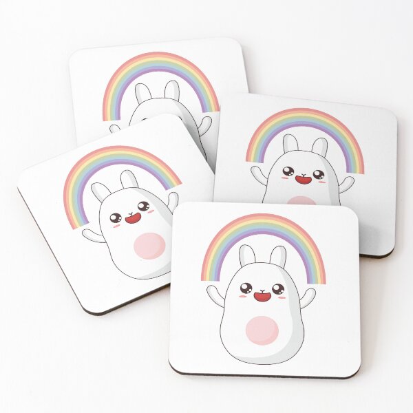 Item preview, Rabbit with a rainbow  designed and sold by SatuStudio.