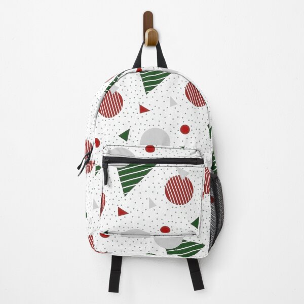 Item preview, Circle and Triangle Pattern, Green Red and White, 2D designed and sold by purelypatterns.