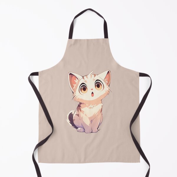 Item preview, Cute Kawaii Surprized Cat designed and sold by CozyKawaiiArt.