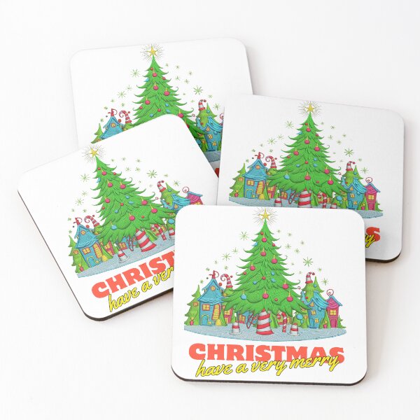 Artikelvorschau, Ein sehr fröhlicher Whoville-Weihnachtsbaum mit Geschenken entworfen und verkauft von 502Templates.