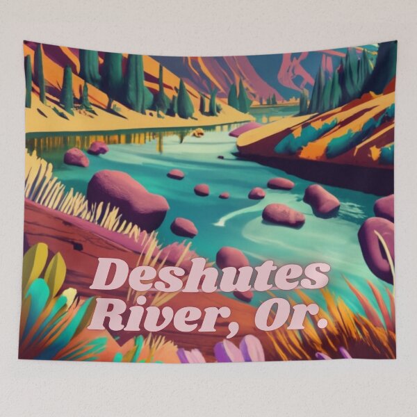Artikelvorschau, Deshutes River Oregon entworfen und verkauft von OregonsOwn.