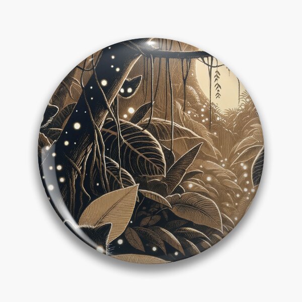 Item preview, Mystical Glow in the Jungle Night designed and sold by PictorialWhimsy.