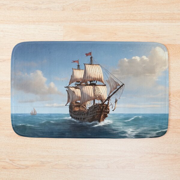Item preview, Ship drawing for everyone who loves the sea designed and sold by twisted-dot.