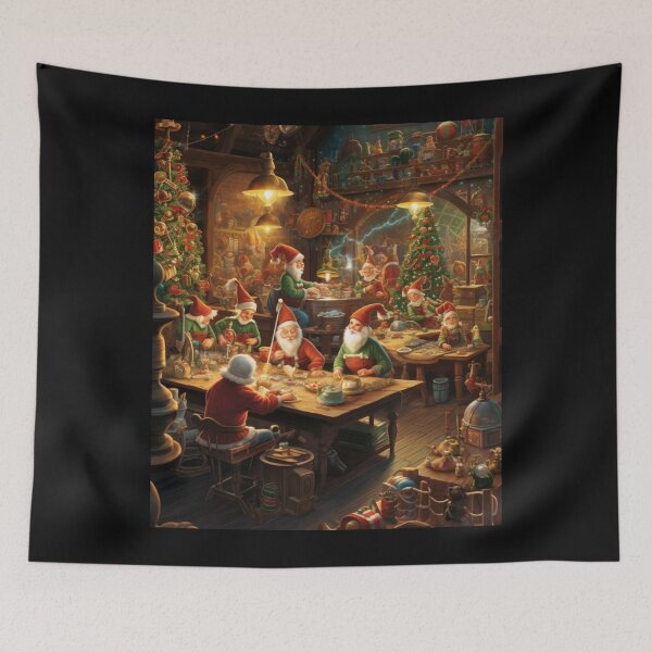 Item preview, Enchanted Santa's Workshop designed and sold by JLCableStudio.