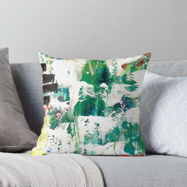 Item preview, Teal abstract with bright accents designed and sold by CindyGetsArty.