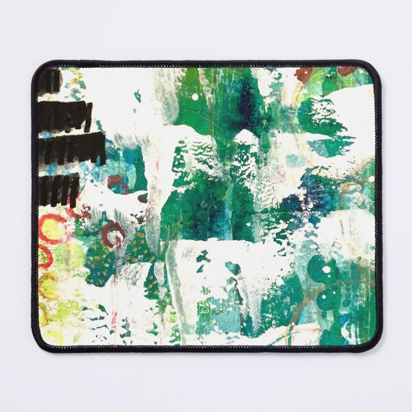 Item preview, Teal abstract with bright accents designed and sold by CindyGetsArty.