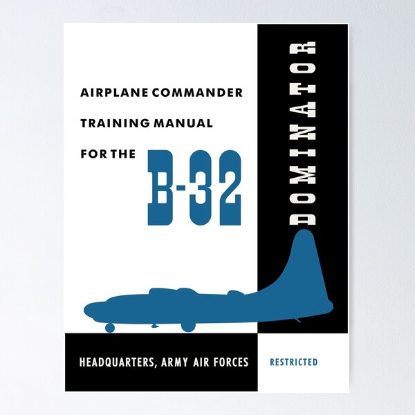 Item preview, Consolidated B-32 Dominator designed and sold by AeroRelics.