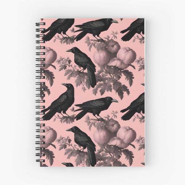 Item preview, Raven Birds Pattern, Vintage Botanical Art designed and sold by Edith Leyster.