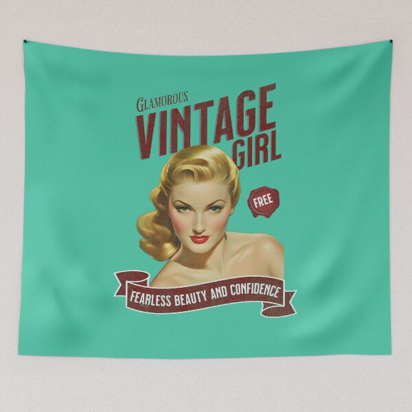 Item preview, Glamourous Vintage Girl designed and sold by vintage-grrrl.
