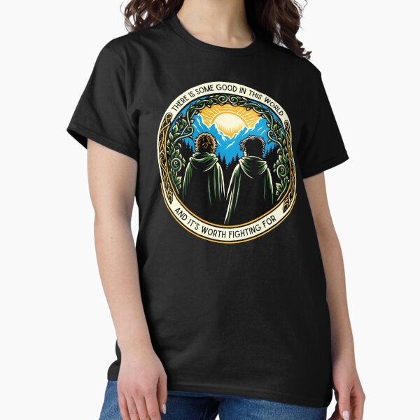 Vista previa del artículo con la obra «Hay algo bueno en este mundo y vale la pena luchar por ello - Amanecer - Fantasía», diseñado y vendido por Fenay Designs.