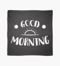 Guten Morgen, weiße Version Tuch