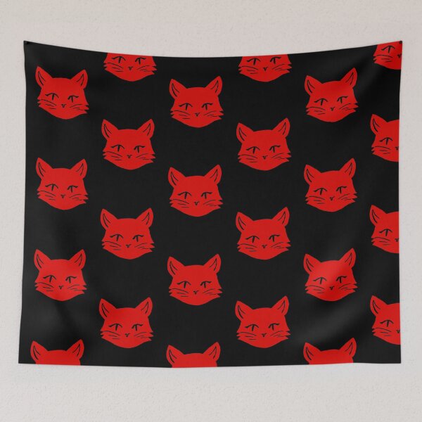 Item preview, baby cat black and red print designed and sold by eviannadaisy.
