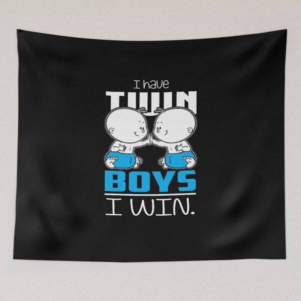 Item preview, I Have Twin Boys I Win | gender reveal shirts | pregnant shirts | new mom gifts | baby shower gift | baby announcement shirt | funny new dad gifts | pregnancy announcement gift designed and sold by Kreature Look.
