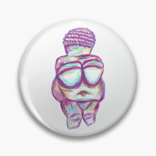 Item preview, Colorful Venus (of Willendorf) designed and sold by Trowel-Tales.