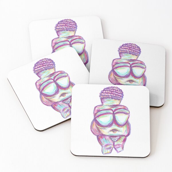 Item preview, Colorful Venus (of Willendorf) designed and sold by Trowel-Tales.