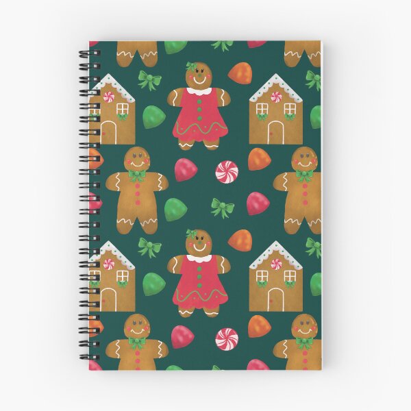 Item preview, Gingerbread Friends in Teal designed and sold by Font and Flaura.